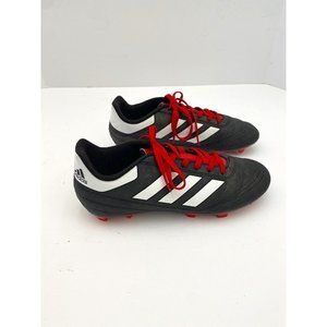 Kids Adidas Goletto VI FG Soccer Cleats G26367 - Black/Red/White Sz 5
